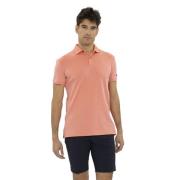 Washed Macro Polo Shirt RRD , Orange , Heren