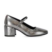 Metalen Stalen Mary Jane Pump Halmanera , Gray , Dames