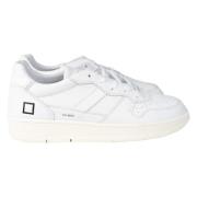 Witte Sneakers met Leren Hak D.a.t.e. , White , Heren