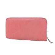 Pre-owned Leather wallets Hermès Vintage , Pink , Dames