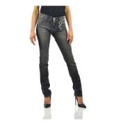 Slim-fit jeans Roy Roger's , Gray , Dames