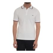 Short sleeve polo shirt Fay , White , Heren