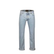 Rechte broek Moorer , Blue , Heren