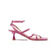 Sally Sandalen - Handgemaakte Italiaanse Elegantie Scarosso , Pink , D...