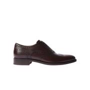 Handgemaakte Wing-Tip Brogue Oxfords Scarosso , Brown , Heren