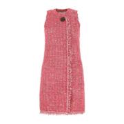 Roze katoenmix jurk Lanvin , Pink , Dames