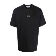 Zwarte Msgm T-shirts en Polos Msgm , Black , Heren