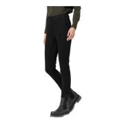 Chino -broek in katoenen gabardin art. P185Cu Manila Grace , Black , D...