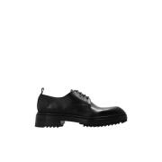 Lage Schoenen Lanvin , Black , Heren