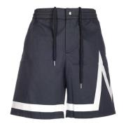 Shorts en Bermuda Moncler , Black , Heren