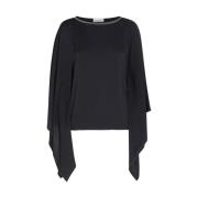 Blouses Fabiana Filippi , Black , Dames