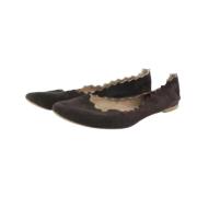 Pre-owned Platte schoenen Chloé Pre-owned , Brown , Dames