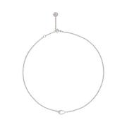 Gouden Ketting Accessoire - Diamant CT 0,12 NR 25 Chantecler , Gray , ...