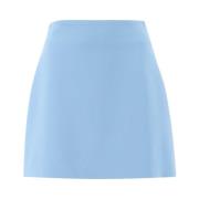 Rok met logo knoopsluiting en accessoires Ermanno Scervino , Blue , Da...