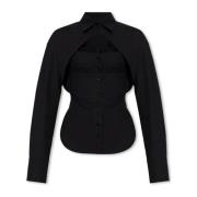 Katoenen shirt The Attico , Black , Dames