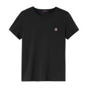 Biologisch Katoenen Basic T-Shirt - Rosas Jott , Black , Dames