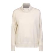 Gezellige witte coltrui Fabiana Filippi , Beige , Dames