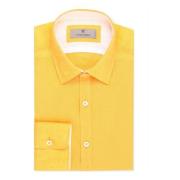 Overhemd Canali , Yellow , Heren
