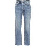 Jeans High Rise Fornepipe Re/Done , Blue , Dames