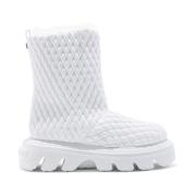 Geschulpte Dome Enkellaarzen Casadei , White , Dames