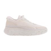 Stijlvolle Sneakers met Suède Profielen Chloé , White , Dames