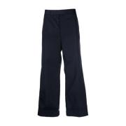 Wide Trousers Thom Browne , Blue , Heren