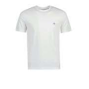Wit Ronde Hals T-Shirt voor Heren Jacob Cohën , White , Heren