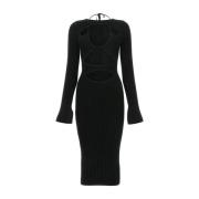 Midi -jurken Andrea Adamo , Black , Dames