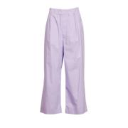 Wide Trousers Jejia , Purple , Dames