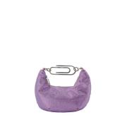 Handbags Off White , Purple , Dames