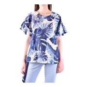 T-shirt Twinset , Blue , Dames