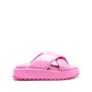 Platte sandalen Gia Borghini , Pink , Dames