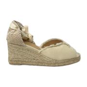 Lage Sleehakken Castañer , Beige , Dames