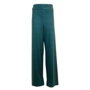 Wide Trousers Noor of Sweden , Green , Dames