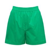 Short Shorts Plain Units , Green , Dames