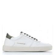 Klassieke Leren Sneakers Alexander Smith , White , Heren