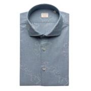 shirt Xacus , Blue , Heren