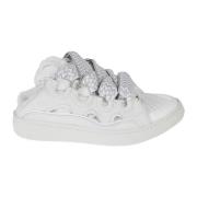 Witte Curb Mules Sneakers Lanvin , White , Heren