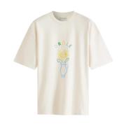 Bloempot T-shirt Drole de Monsieur , Beige , Heren