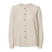 River Shirts 23475-2003 Crème Lollys Laundry , Beige , Dames