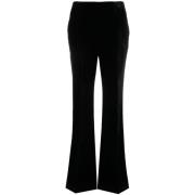 Wijde Broek Verhoogt Je Garderobe Ermanno Scervino , Black , Dames