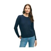 Trui met ronde hals Brooks Brothers , Blue , Dames