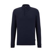 Boss Black Polo lange mouw Boss Black , Blue , Heren