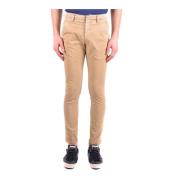 Slim Fit Broek Dondup , Beige , Heren