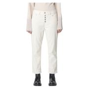 Rechte Jeans Dondup , White , Dames