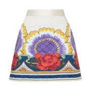 Retro A-Line Edie Rok La DoubleJ , White , Dames