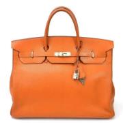 Tweedehands handtas Hermès Vintage , Orange , Dames