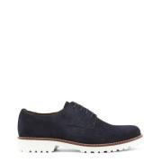 Laced Shoes Made in Italia , Blue , Dames