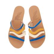 Stijlvolle platte sandalen Ancient Greek Sandals , Blue , Dames