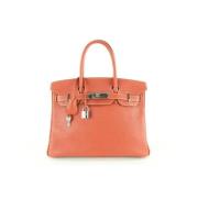 Tweedehands handtas Hermès Vintage , Orange , Dames